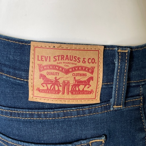 Levi’s Boyfriend Jeans Denim Cobalt Layer Size 27 - Picture 8 of 14